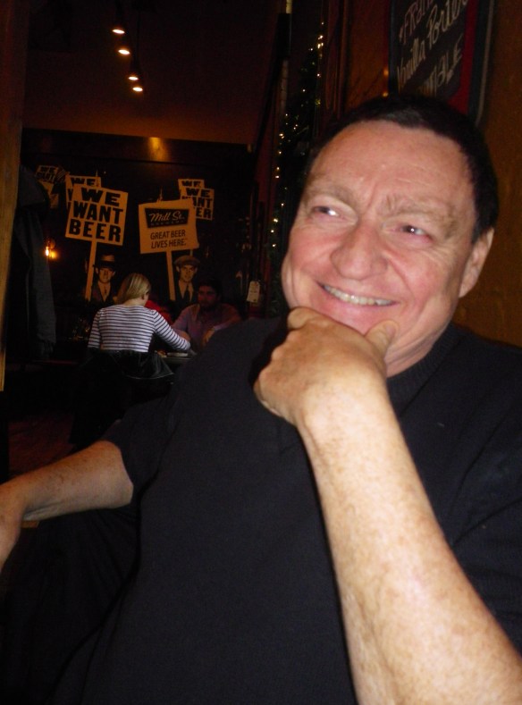 One happy husband, after a warm, healthy meal.