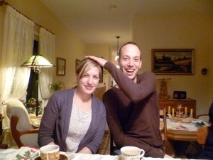 My daughter and her husband.