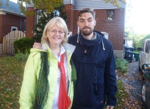 My son, home for a short visit before heading back to the Netherlands