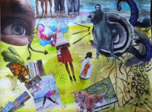 An earlier attempt at collage.