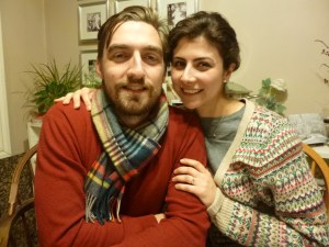 Taken two year Christmases ago when they first got engaged.